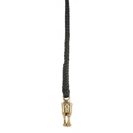 Lead rope with gold-coloured panic hook 