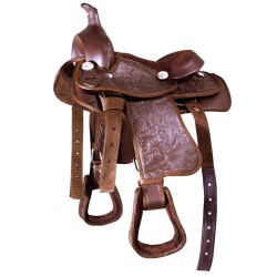 Synthetic western saddle 