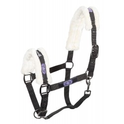 PFIFF halter with faux fur 