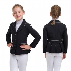 Riding Show Jacket CRYSTAL PURITY KIDS - Softshell, Technical Equestrian Show Apparel 