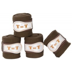 Bandages made of an acryl mix that are used to protect and rest the horse's legs. 