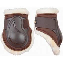 Fetlock boots Design with synthetic fur. 